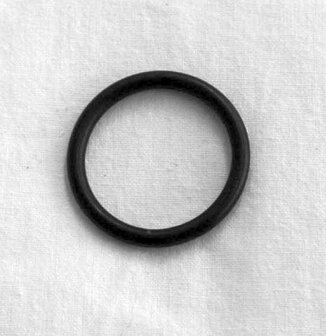 AANBIEDING Ring zwart 30 mm doorgang 22 mm